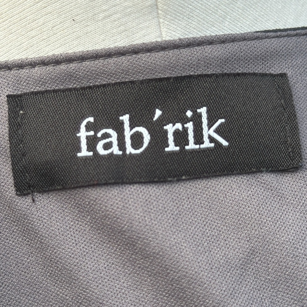 Fab’rik gray balloon sleeve top, size medium - Picture 4 of 5
